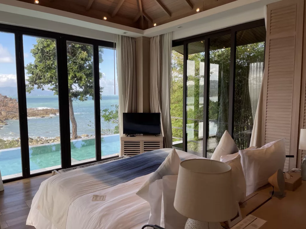 Comfortable bed - Cape Fahn Private Islands Ocean View Pool Villa