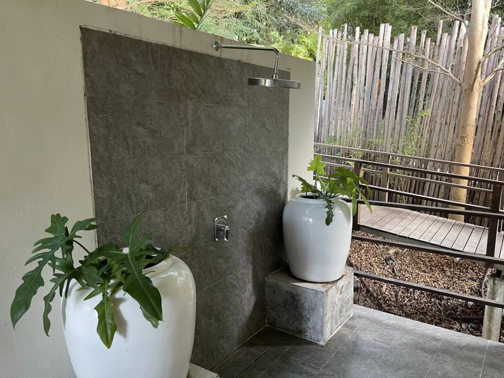 Outdoor shower - Cape Fahn Private Islands Ocean View Pool Villa