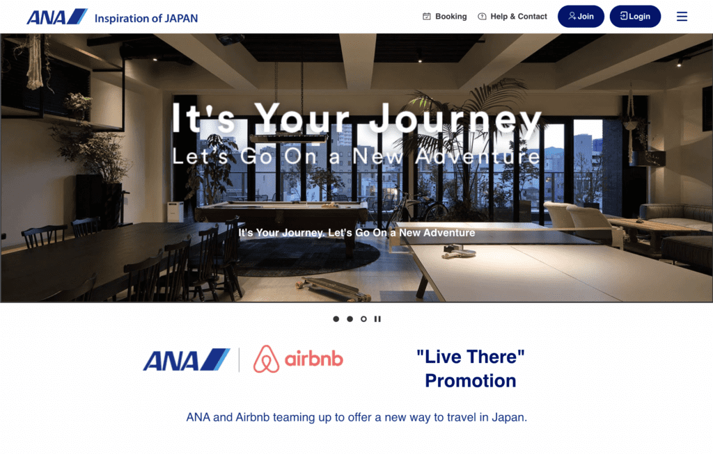 Earn airline miles for Airbnb bookings in Japan with ANA's partnership
