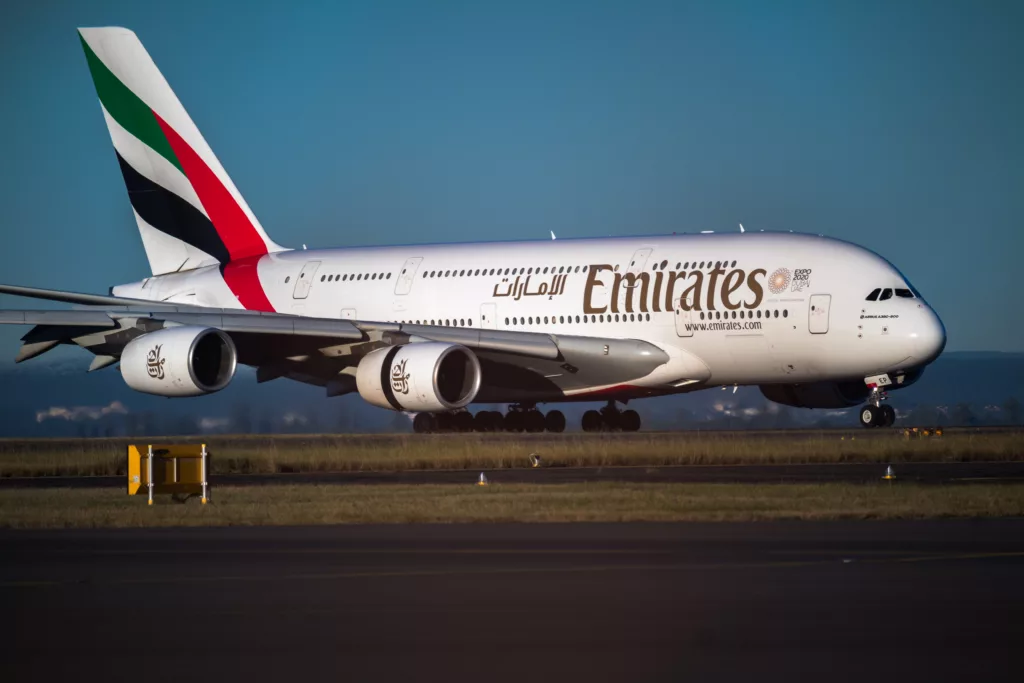 Photo of an Emirates A380 - Emirates offers free in-flight Wi-Fi to select frequent flyers