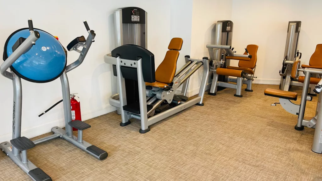 Park Hyatt Saigon fitness center equipment
