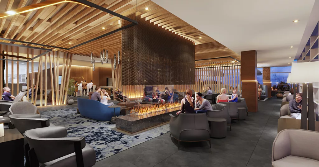 American Airlines Business Extra points can be redeemed for access to Admirals Club lounges like the new one at DCA