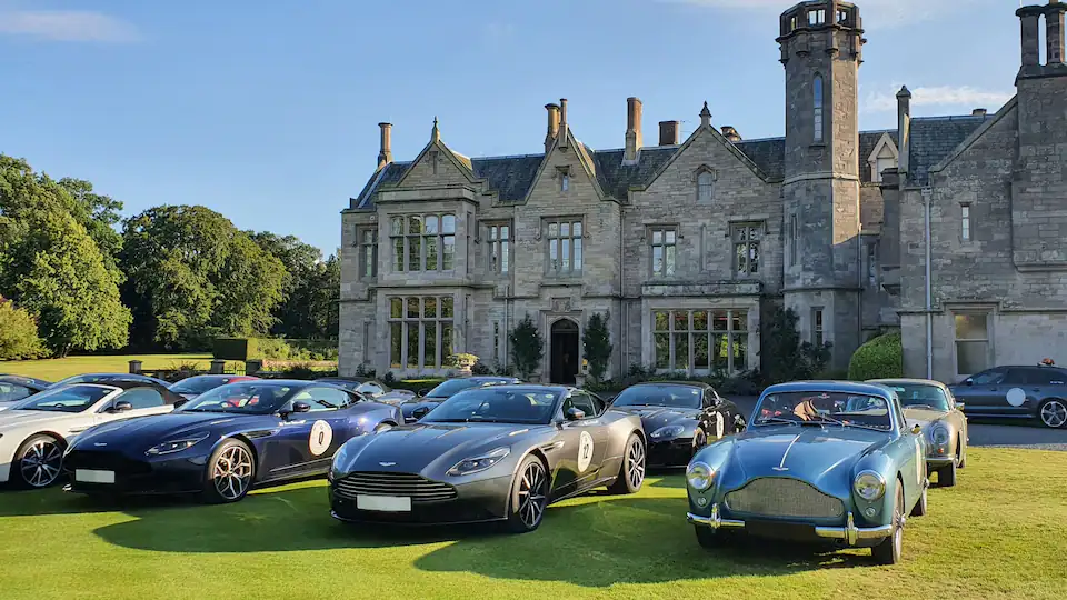 Aston Martins at the SCHLOSS Roxburghe