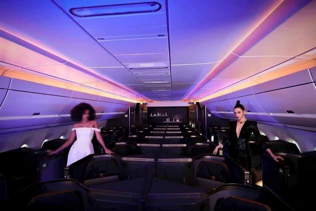Starlux Airlines A350 Ambient Lighting