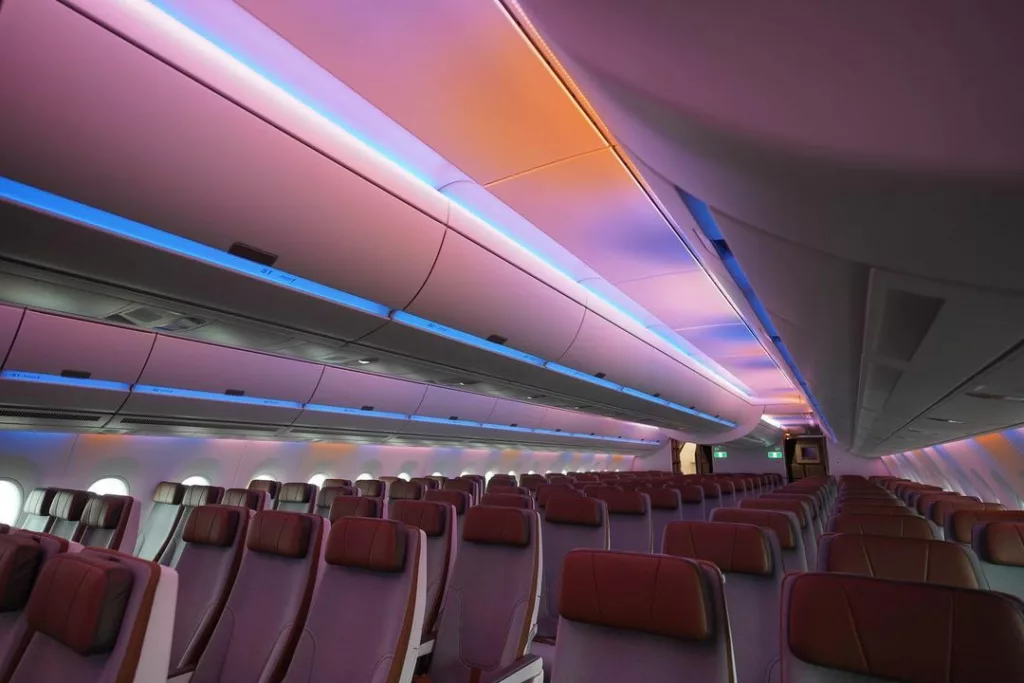 Starlux Airlines A350 Ambient Lighting