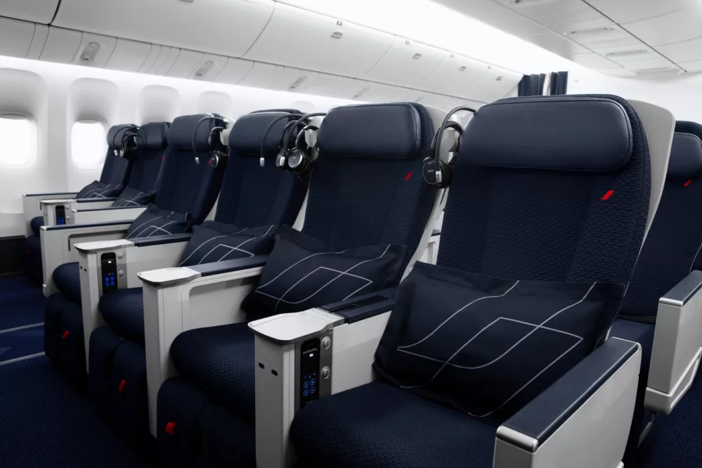 Updated Air France Premium Economy Class Cabin