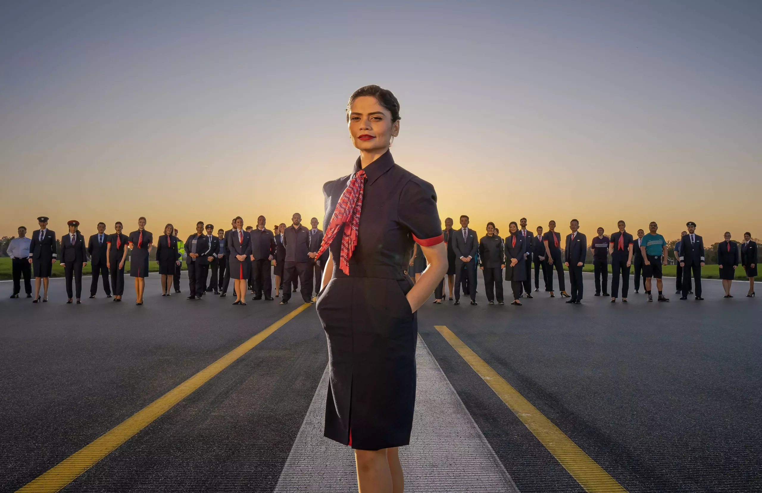 Modern New British Airways Uniforms By Ozwald Boateng Launched