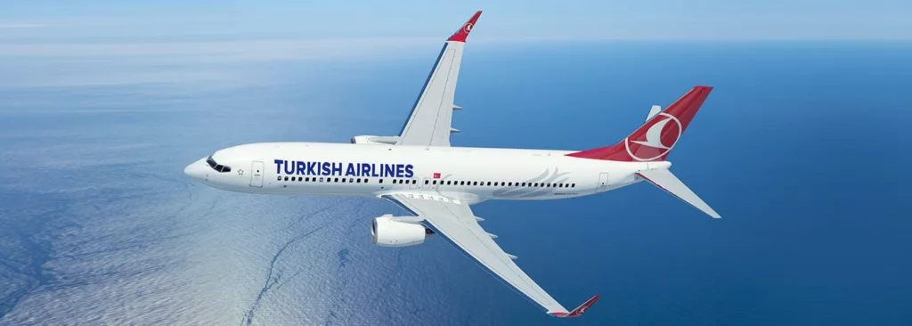 Turkish Airlines Boeing 737 800 - free in-flight wi-fi