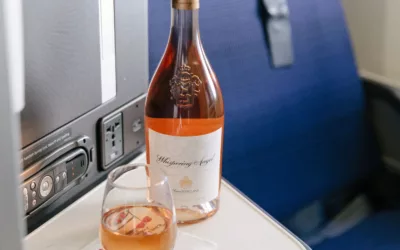 United Airlines Introduces Whispering Angel Rosé Onboard
