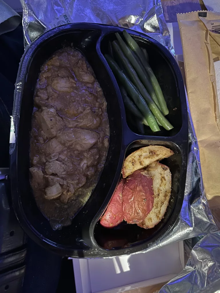 Emirates business class kosher meal