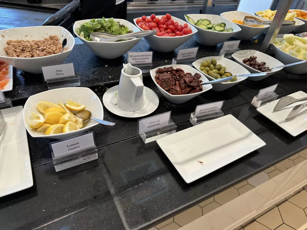 InterContinental Athenaeum Athens breakfast buffet