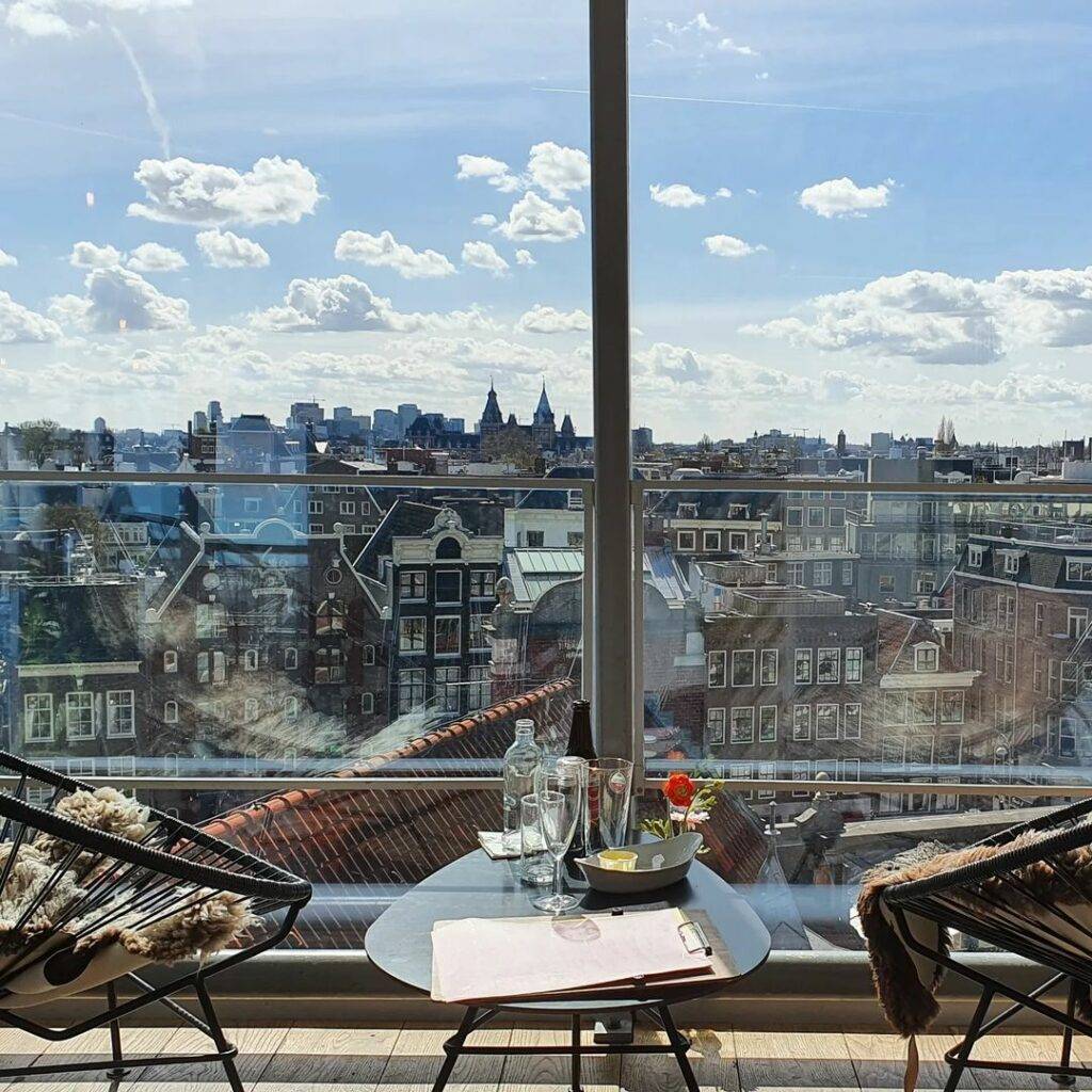 Blue Amsterdam 2023 - best rooftop bars in Amsterdam