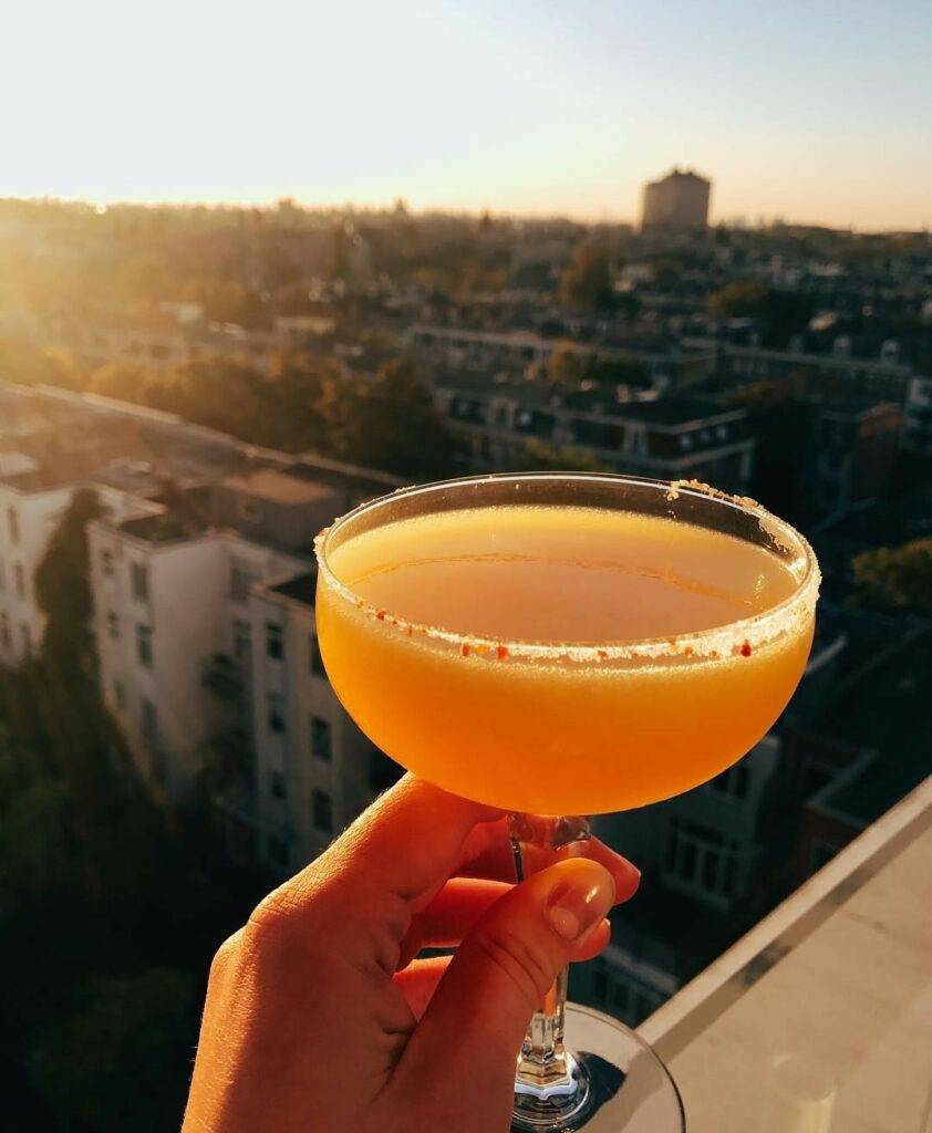 Canvas drinks - best rooftop bars in Amsterdam