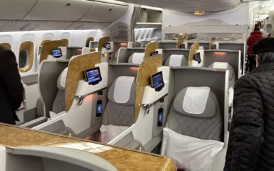 Review: Emirates Business Class EWR-ATH (Fifth-Freedom Flight)