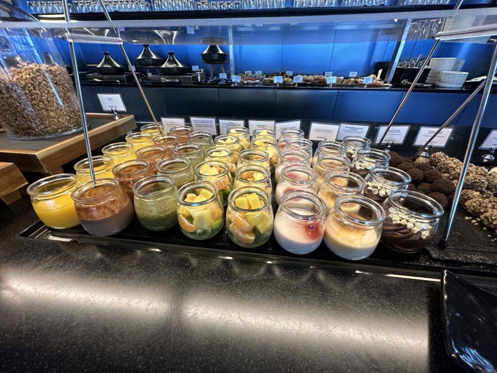 Aegean business lounge buffet