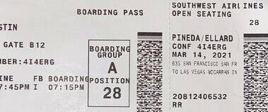 Southwest Boarding Pass edited - Southwest