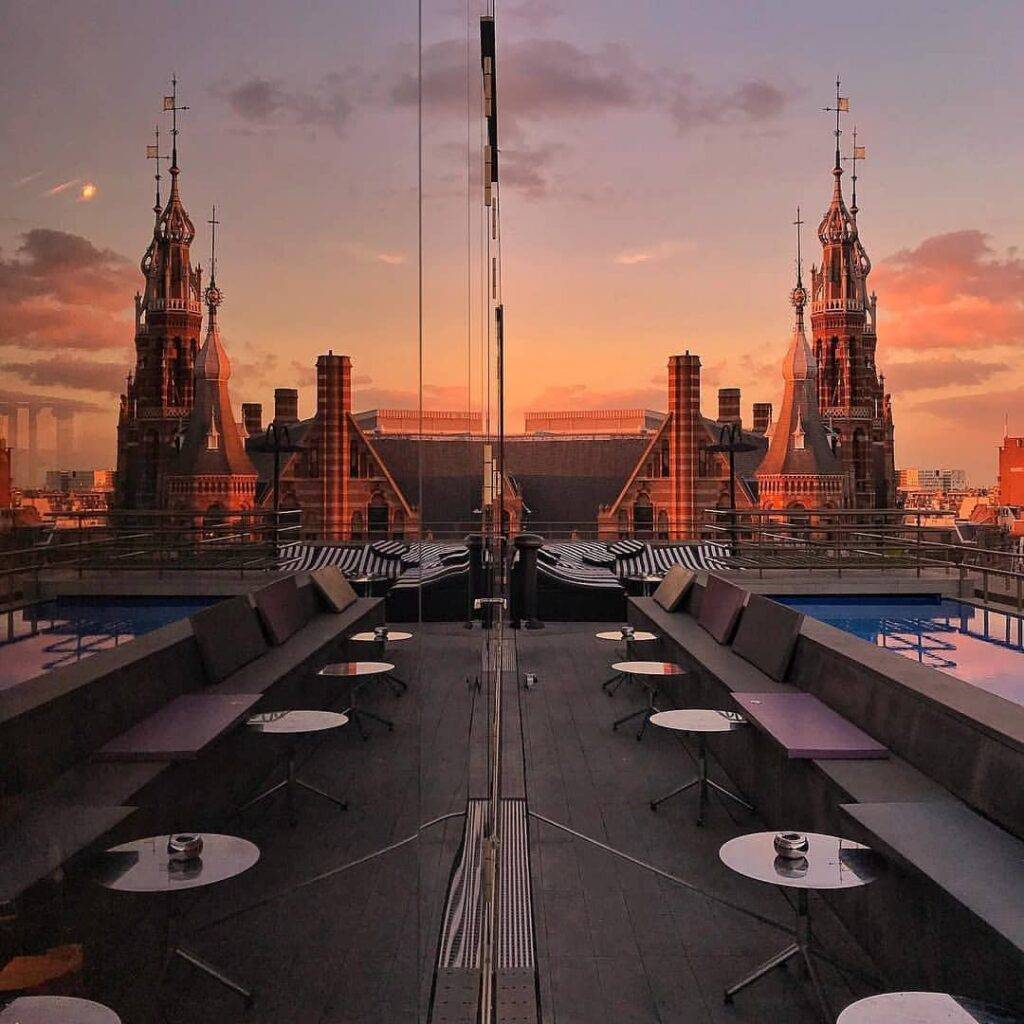 W Lounge Amsterdam - best rooftop bars in Amsterdam