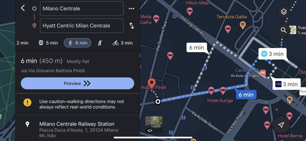 directions to the hyatt centric milan centrale - Hyatt Centric Milan Centrale