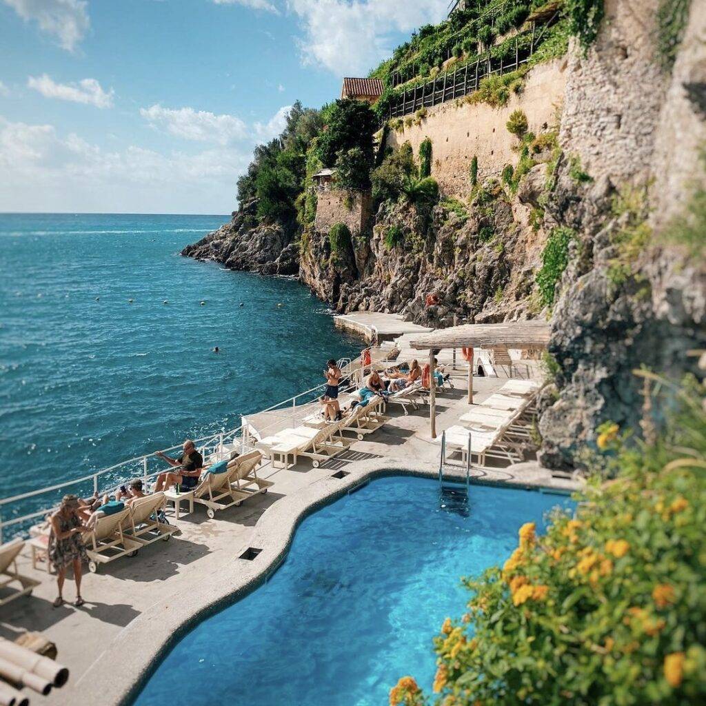 Best hotel pools on the Amalfi Coast - Santa Caterina Hotel Pool