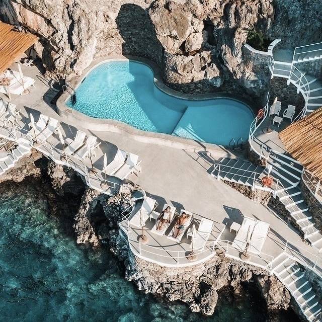 Best hotel pools on the Amalfi Coast - Santa Caterina Hotel Pool