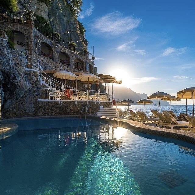 Best hotel pools on the Amalfi Coast - Santa Caterina Hotel Pool
